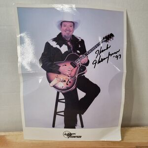 Hank Thompson Autograph Picture 1997